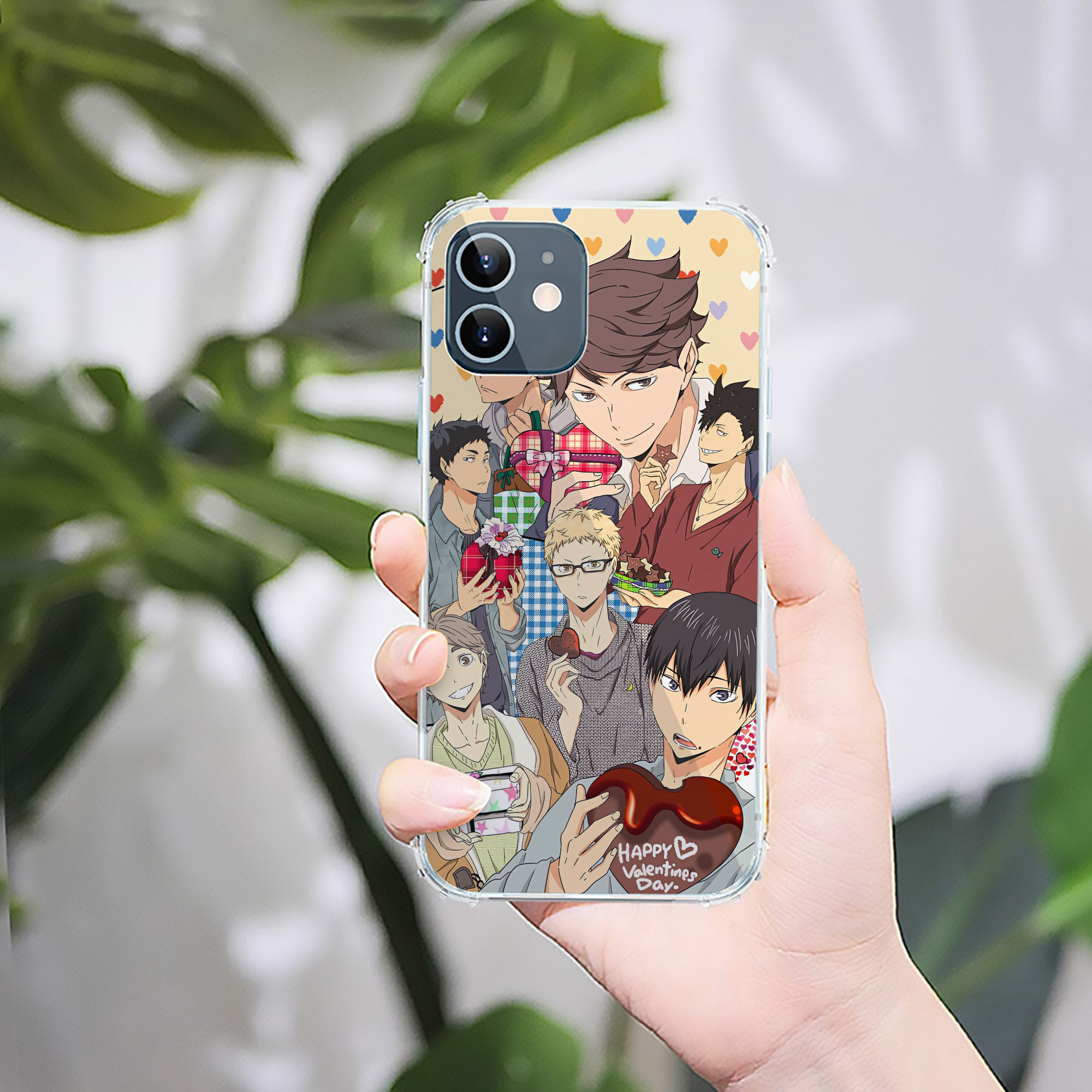 （画像用） ハイキュー!! Haikyu!! 【iPhone 12シリーズ対応】透明スマホケース（クリアソフトケース）